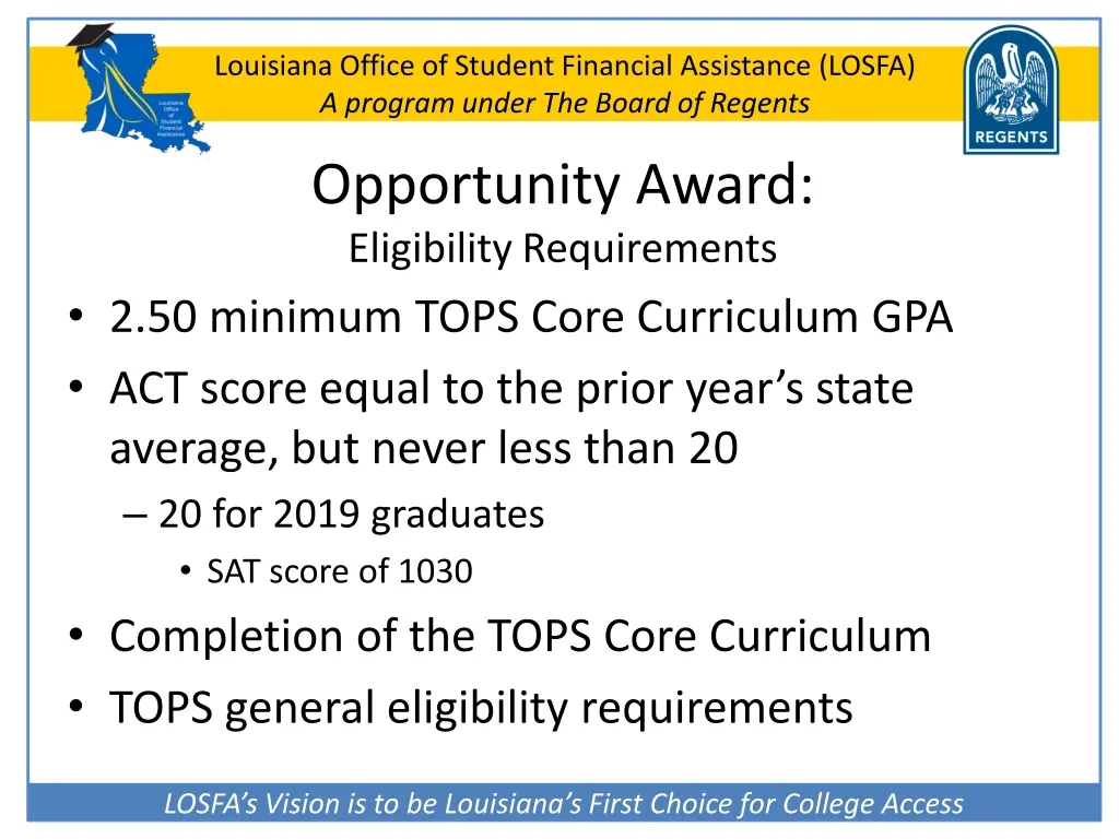 louisiana office of student financial assistance 8