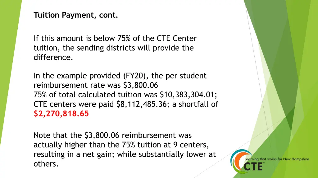 tuition payment cont