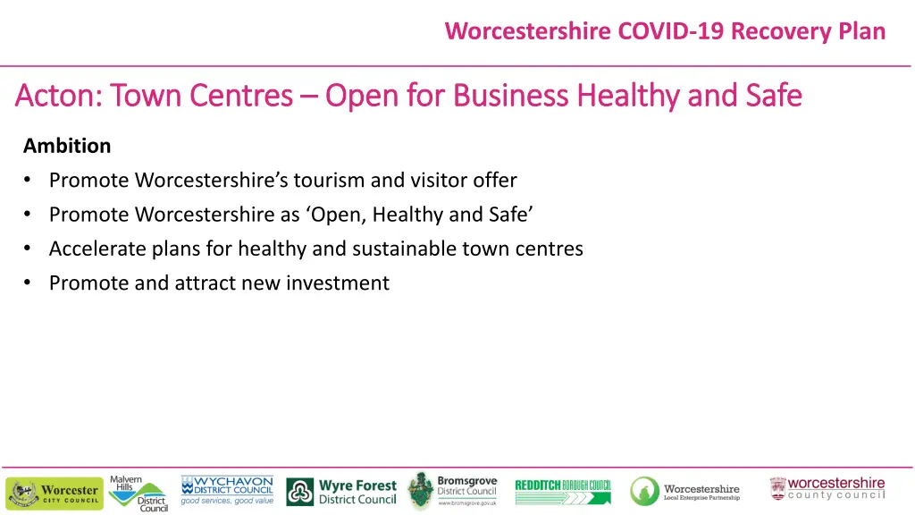 worcestershire covid 19 recovery plan 13