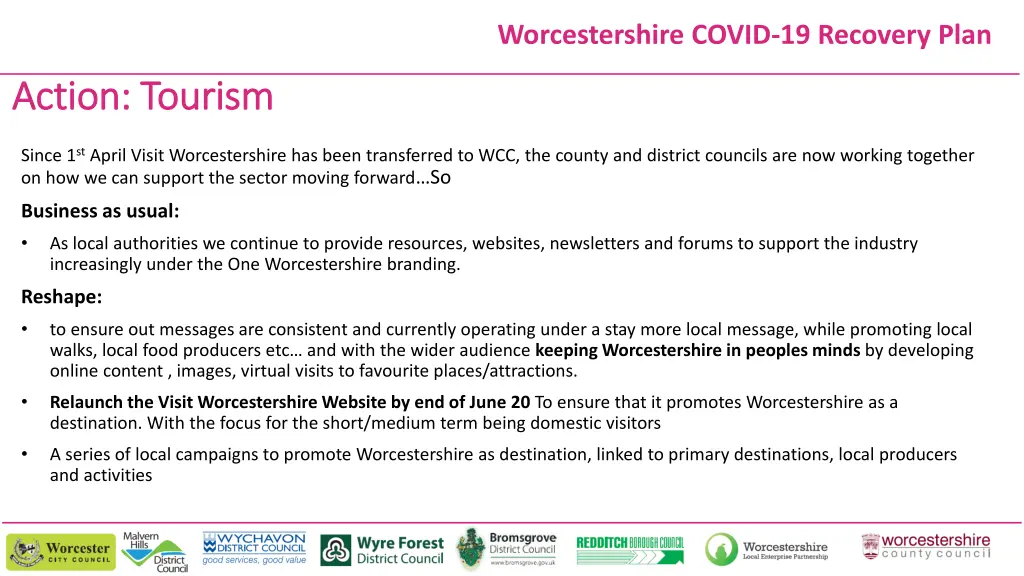 worcestershire covid 19 recovery plan 14