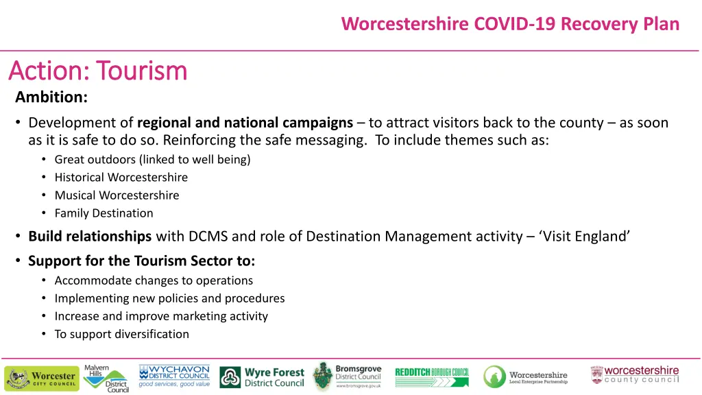 worcestershire covid 19 recovery plan 15