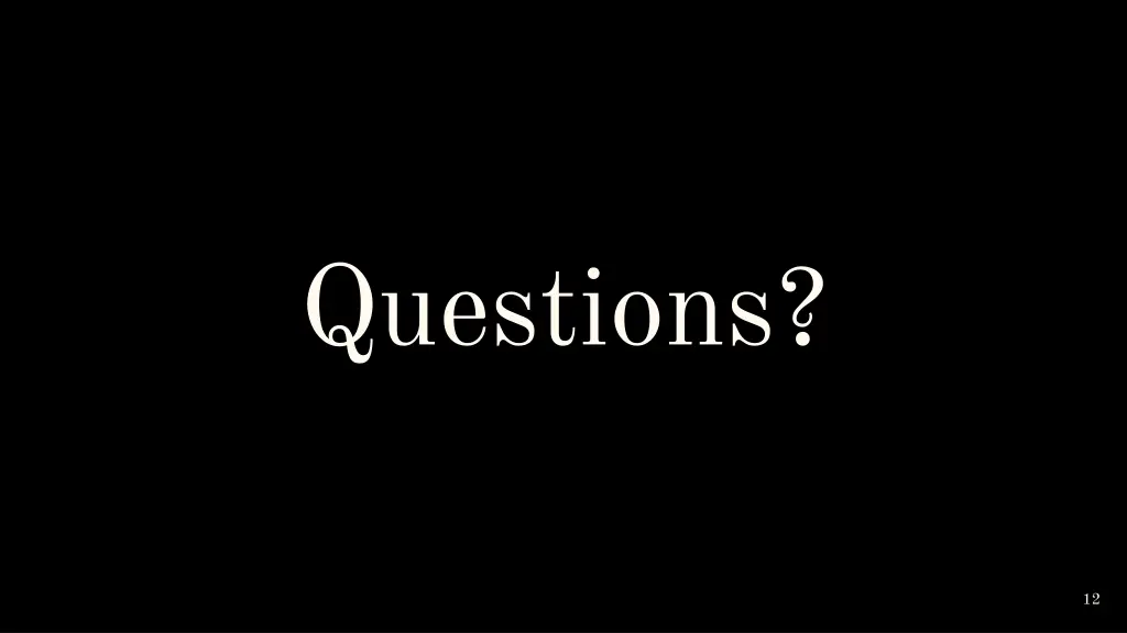 questions