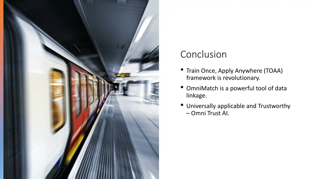 conclusion train once apply anywhere toaa
