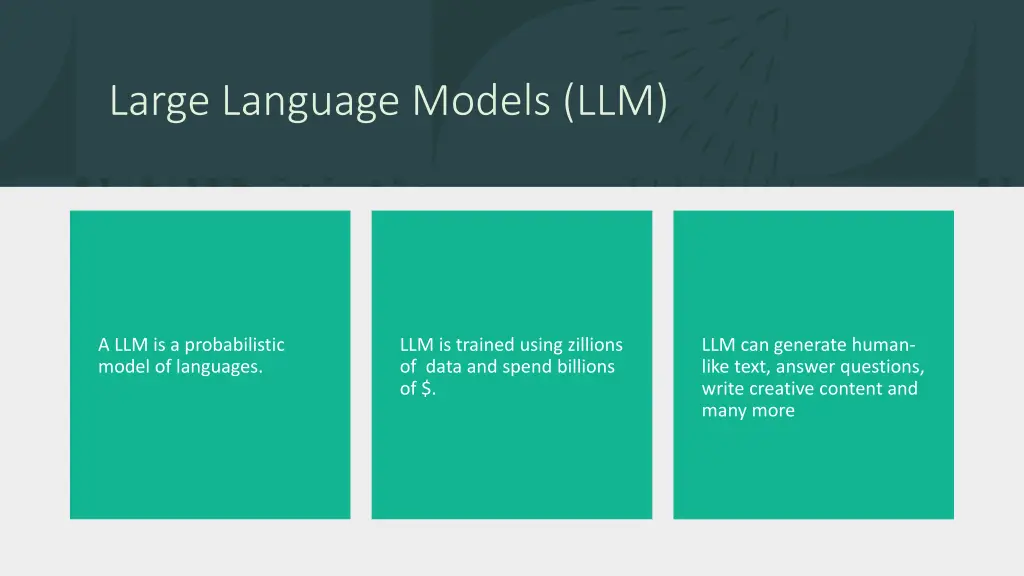 large language models llm