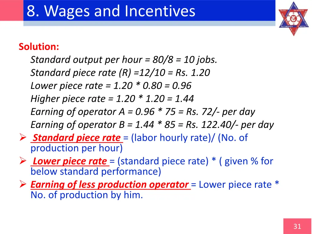 8 wages and incentives 5