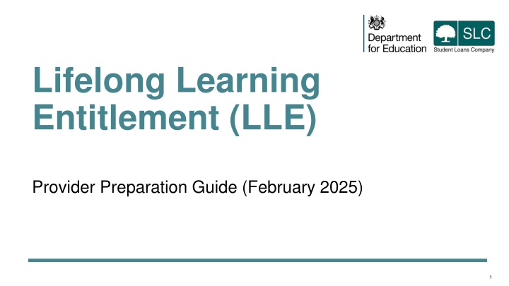lifelong learning entitlement lle