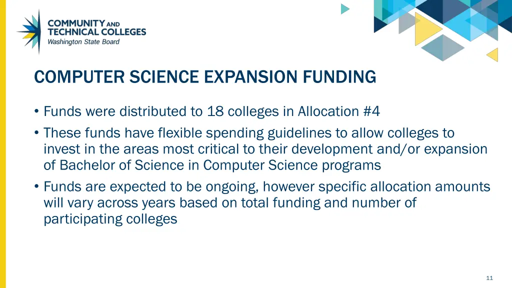 computer science expansion funding