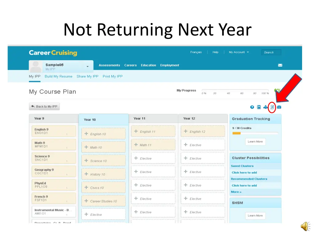not returning next year