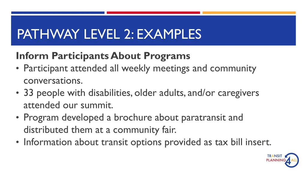 pathway level 2 examples