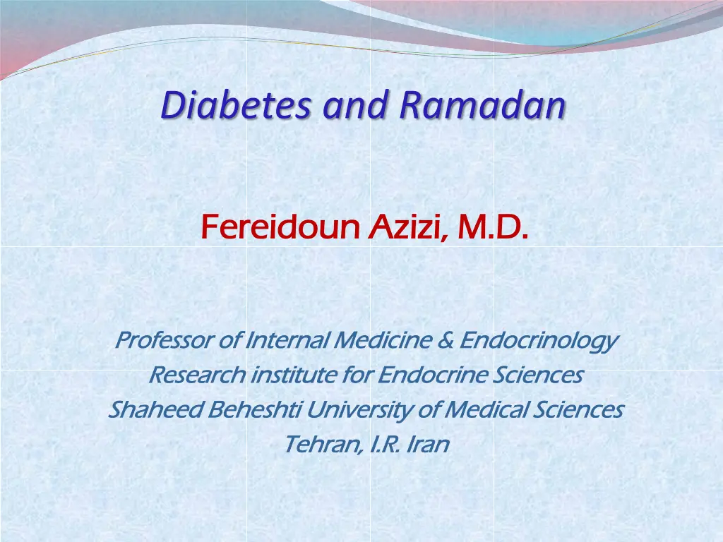 diabetes and ramadan