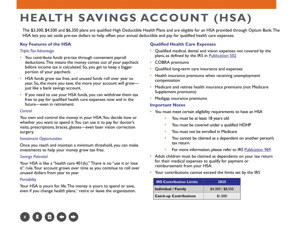 health savings account hsa