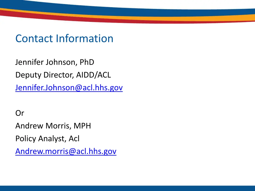 contact information