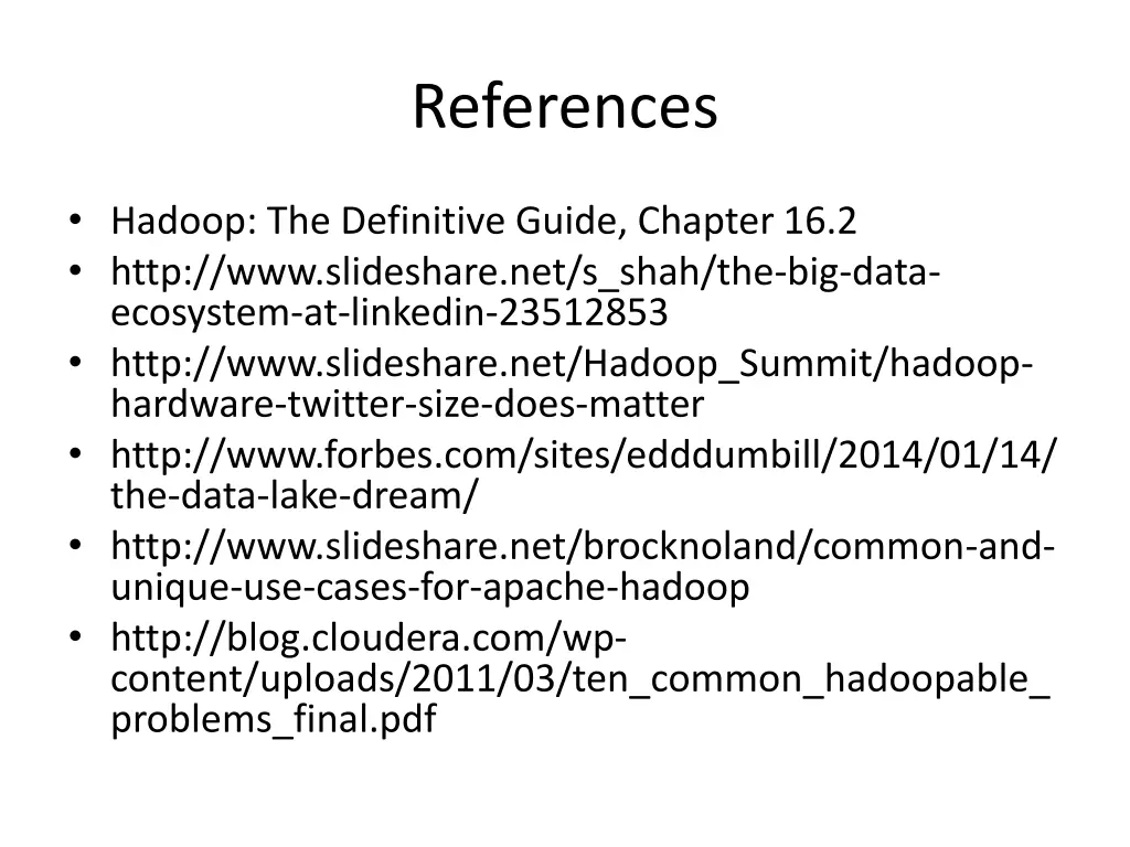 references