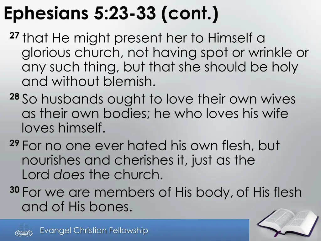 ephesians 5 23 33 cont