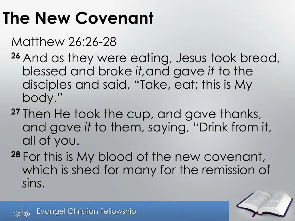 the new covenant