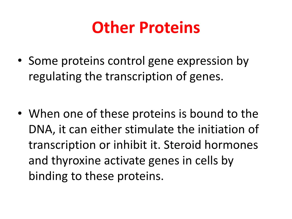 other proteins