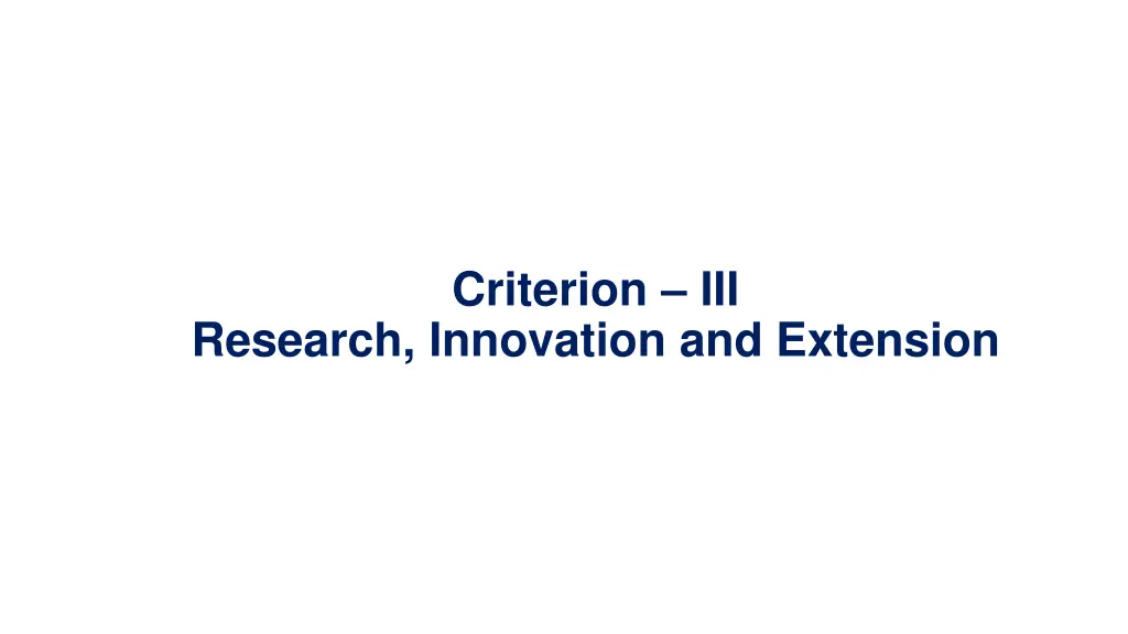 criterion iii