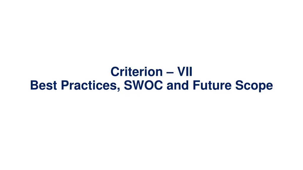 criterion vii