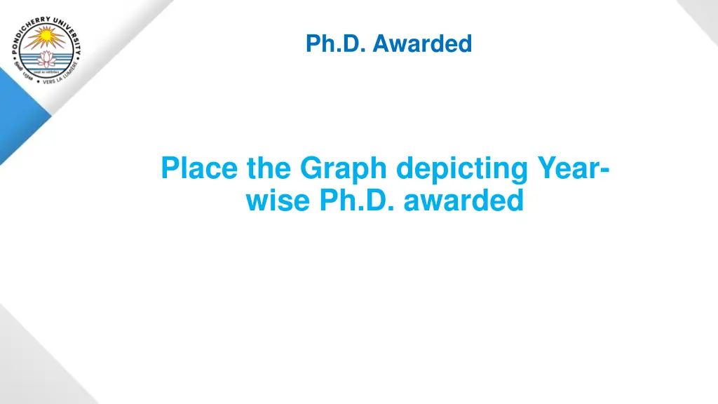 ph d awarded