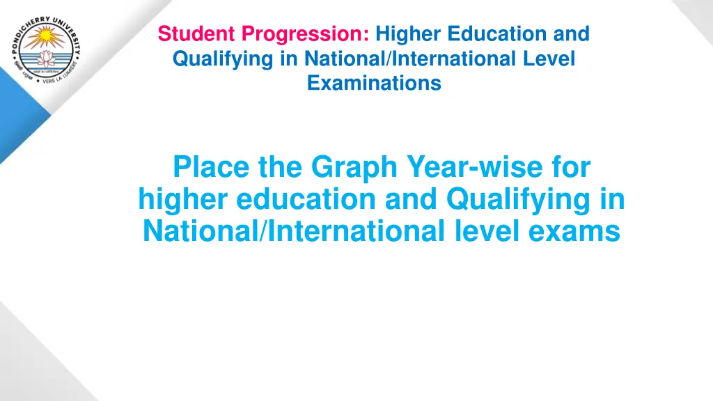 student progression higher education