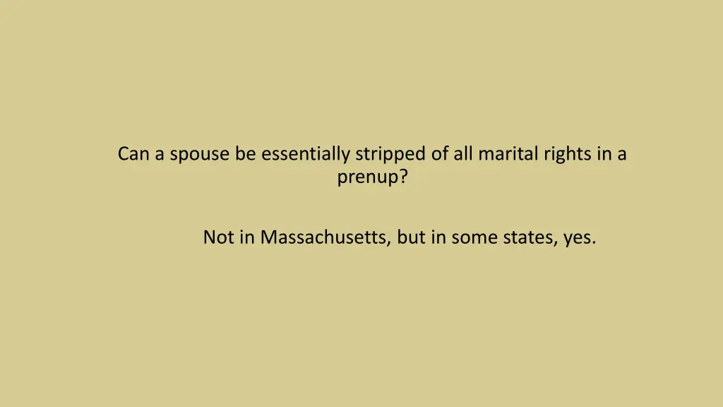 can a spouse be essentially stripped
