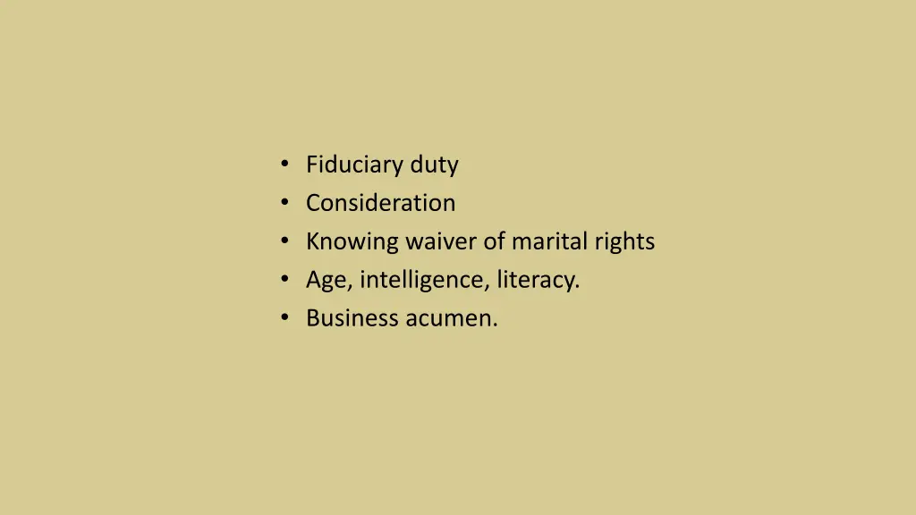 fiduciary duty consideration knowing waiver