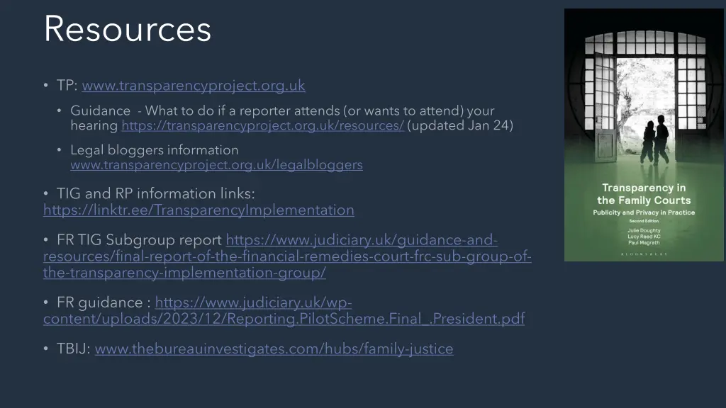 resources