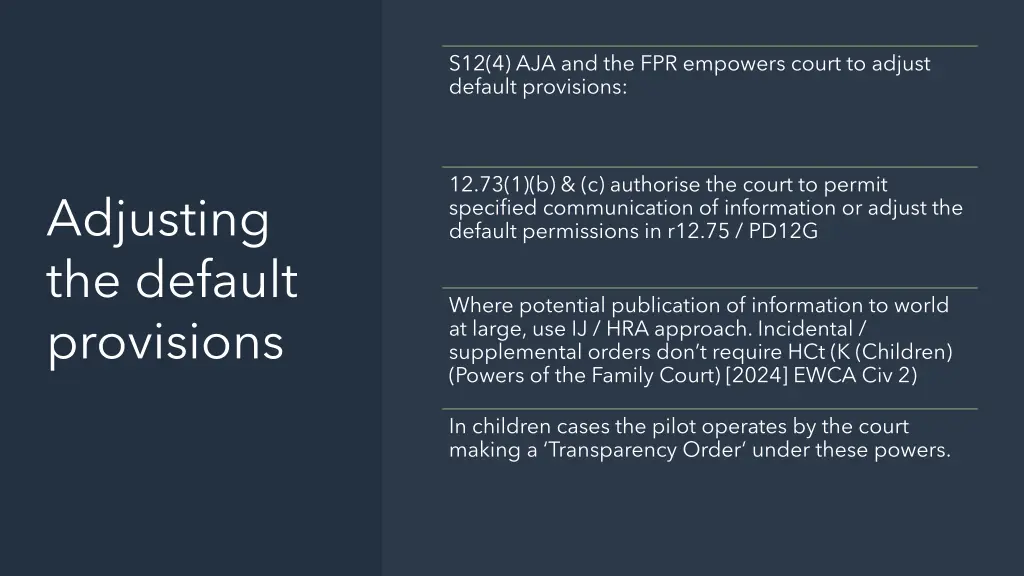 s12 4 aja and the fpr empowers court to adjust