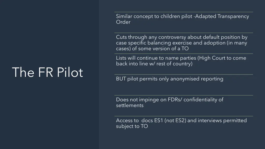 similar concept to children pilot adapted