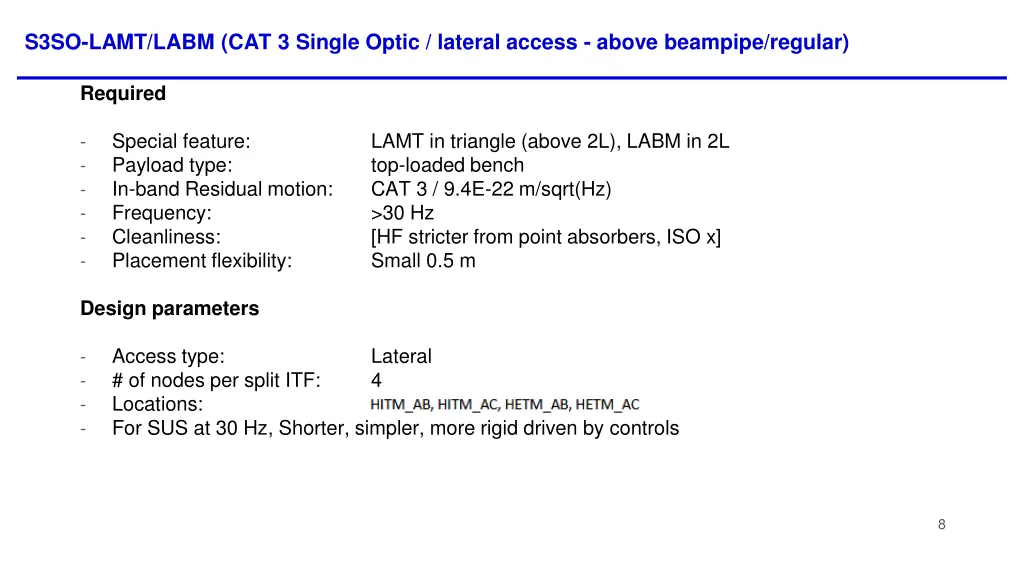 s3so lamt labm cat 3 single optic lateral access