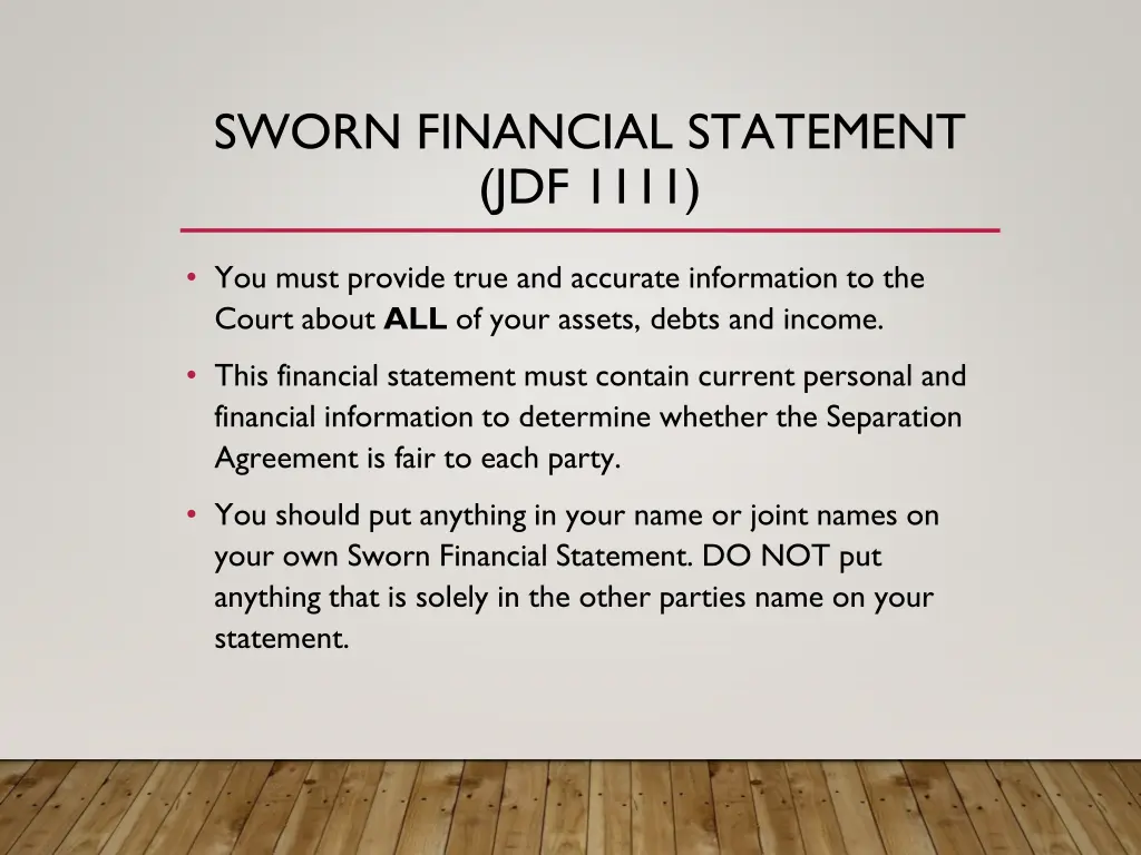 sworn financial statement jdf 1111