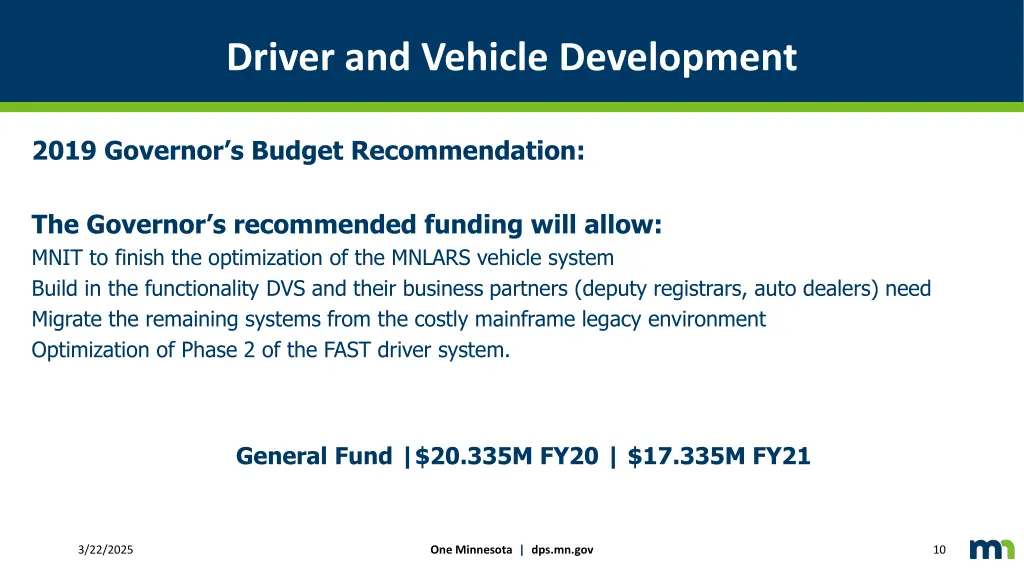 driver and vehicle development