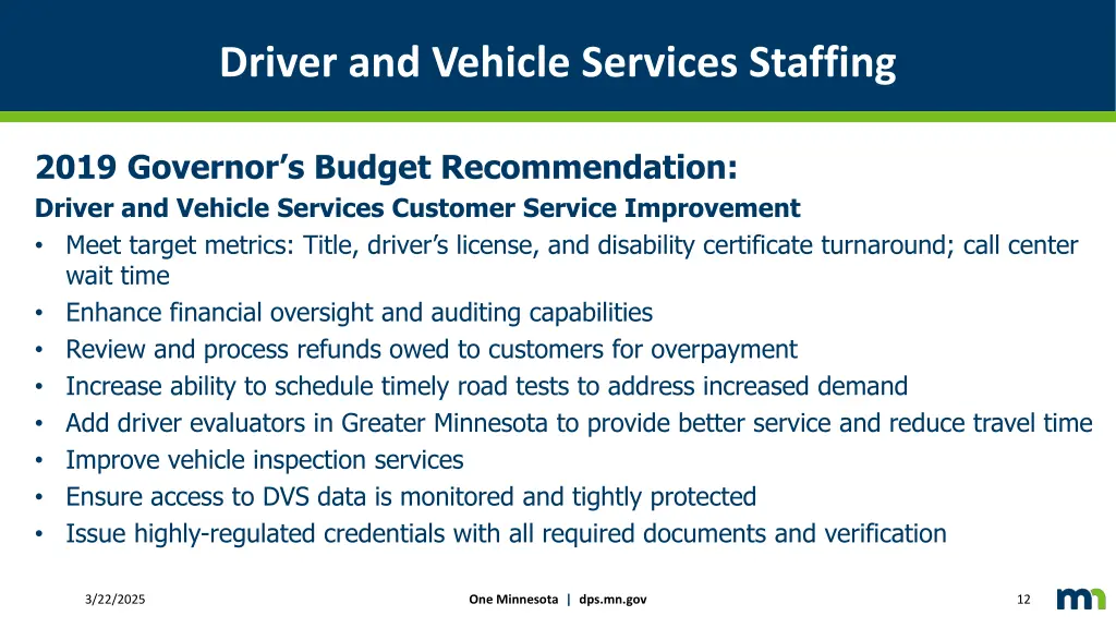 driver and vehicle services staffing