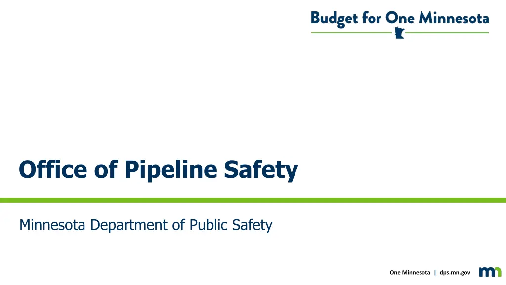 office of pipeline safety