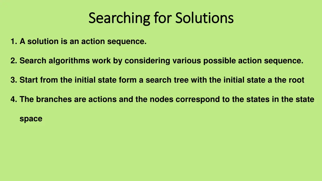 searching for solutions searching for solutions