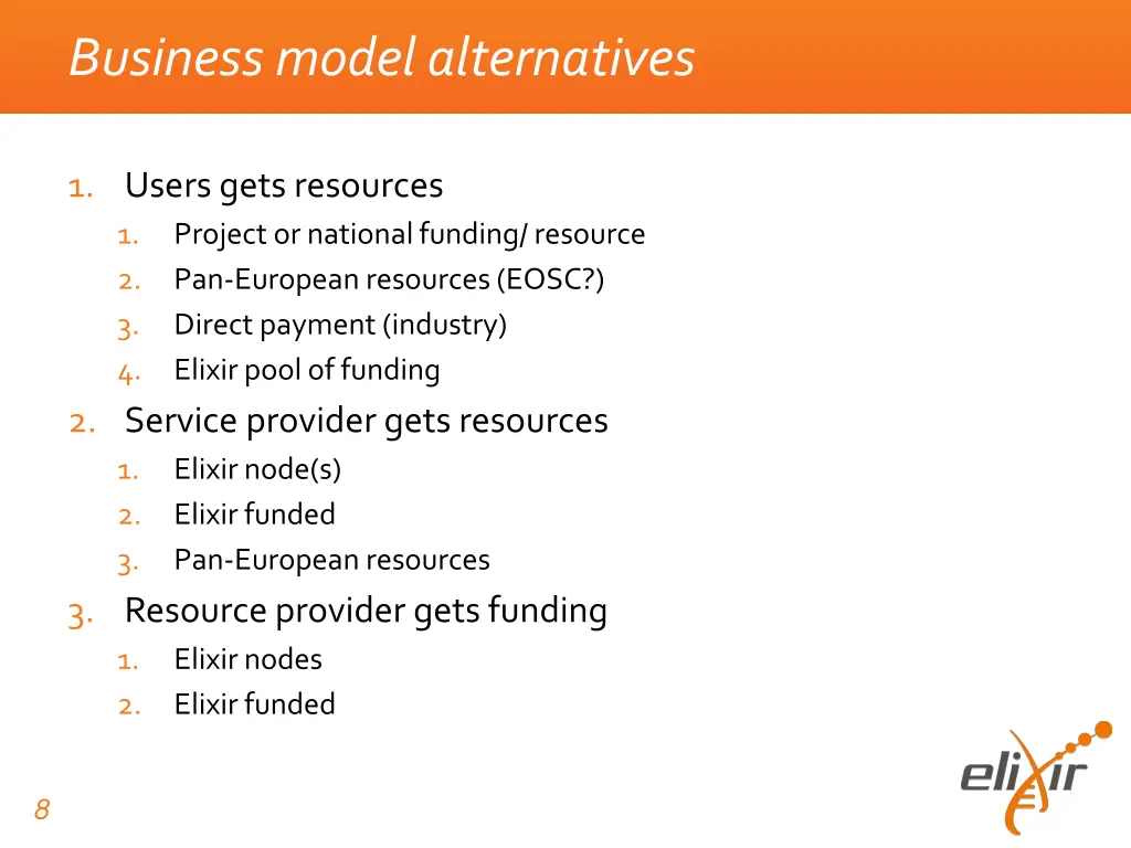 business model alternatives