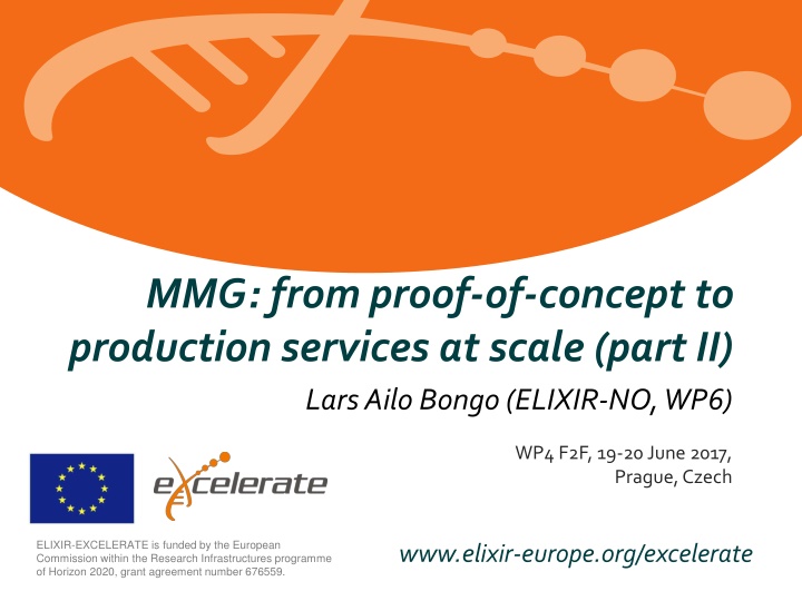 mmg from proof of concept to production services