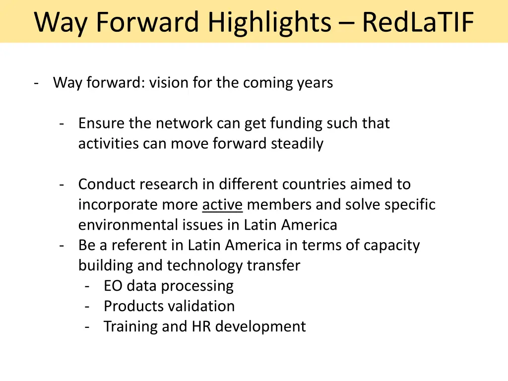 way forward highlights redlatif 1