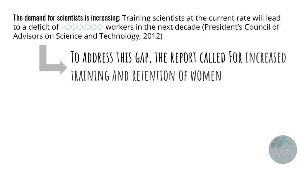 the demand for scientists is increasing training 1