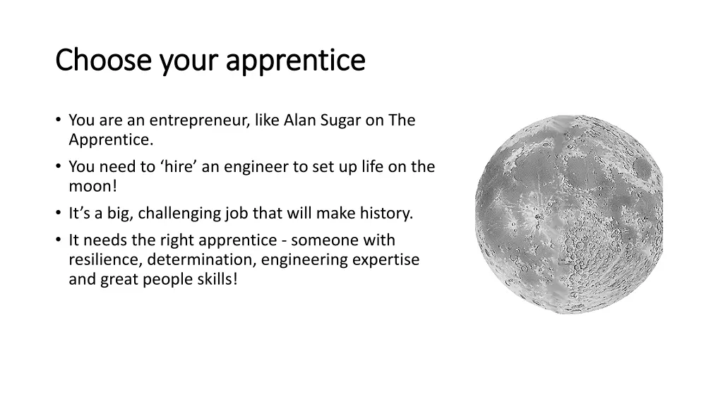 choose your apprentice choose your apprentice