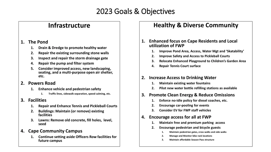 2023 goals objectives 2023 goals objectives 1