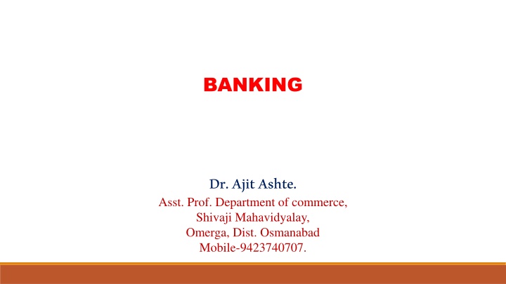 banking