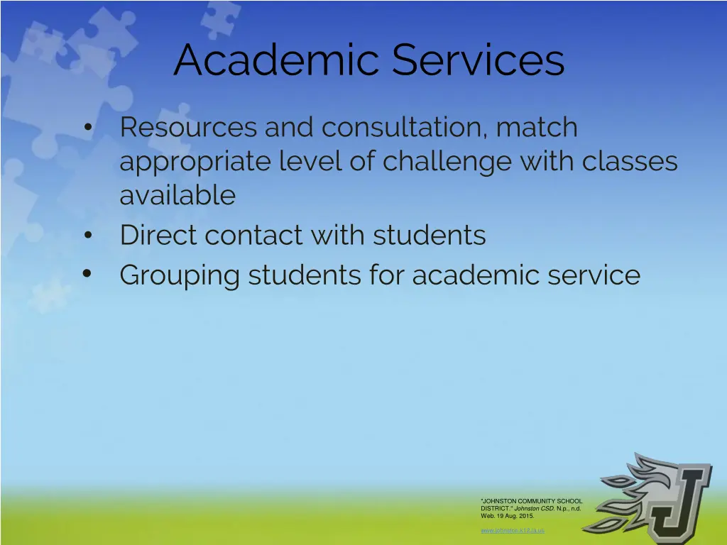 academic services