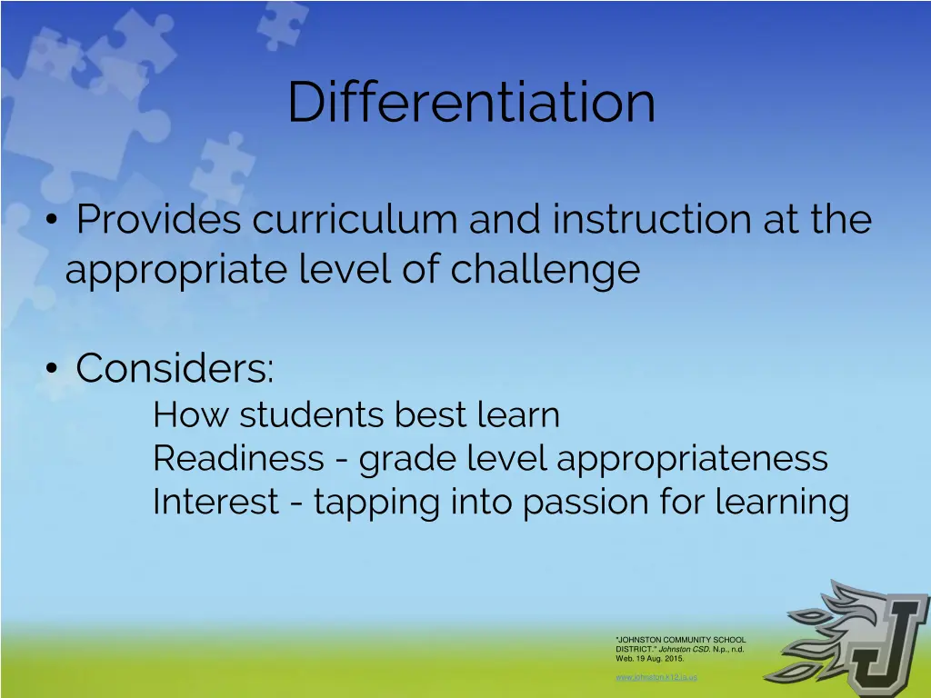 differentiation