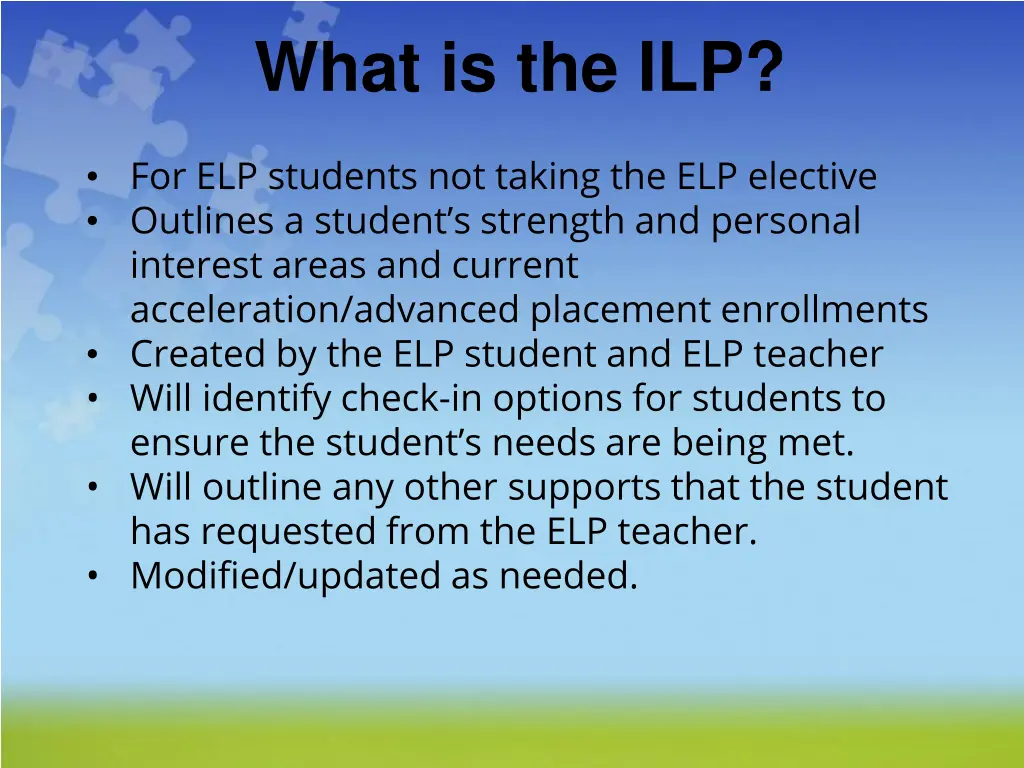 what is the ilp