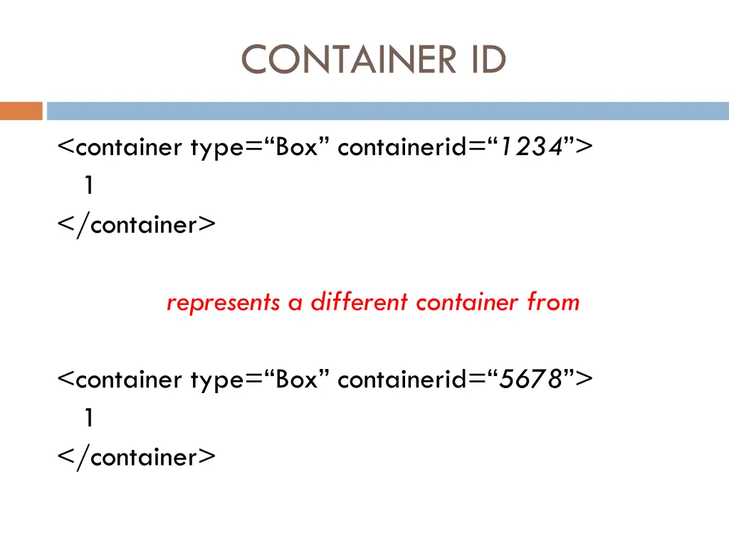 container id 1