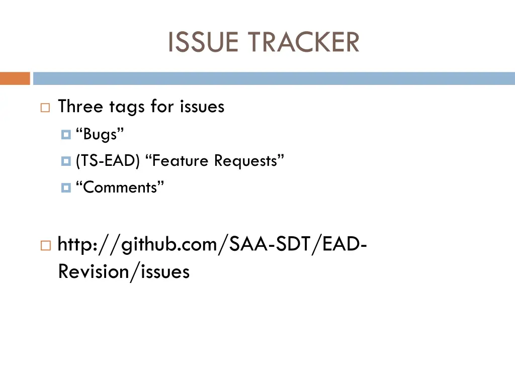 issue tracker