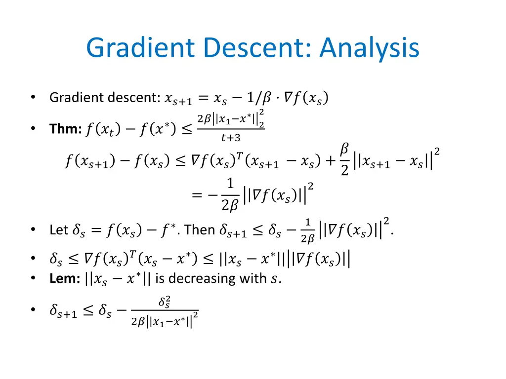 gradient descent analysis 3