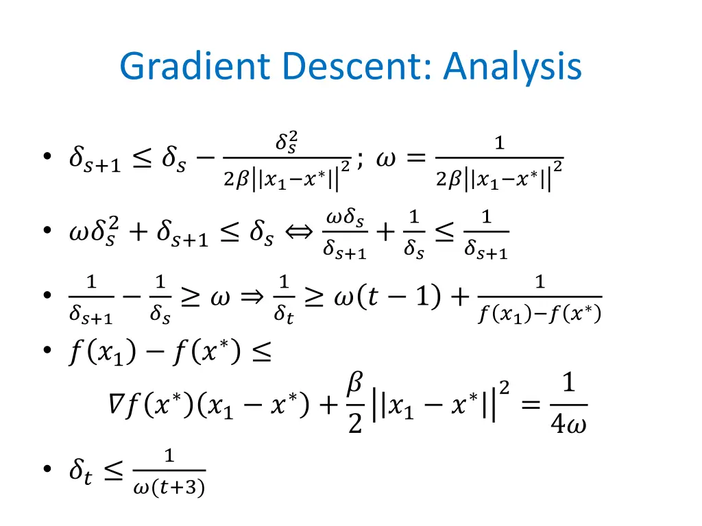 gradient descent analysis 4