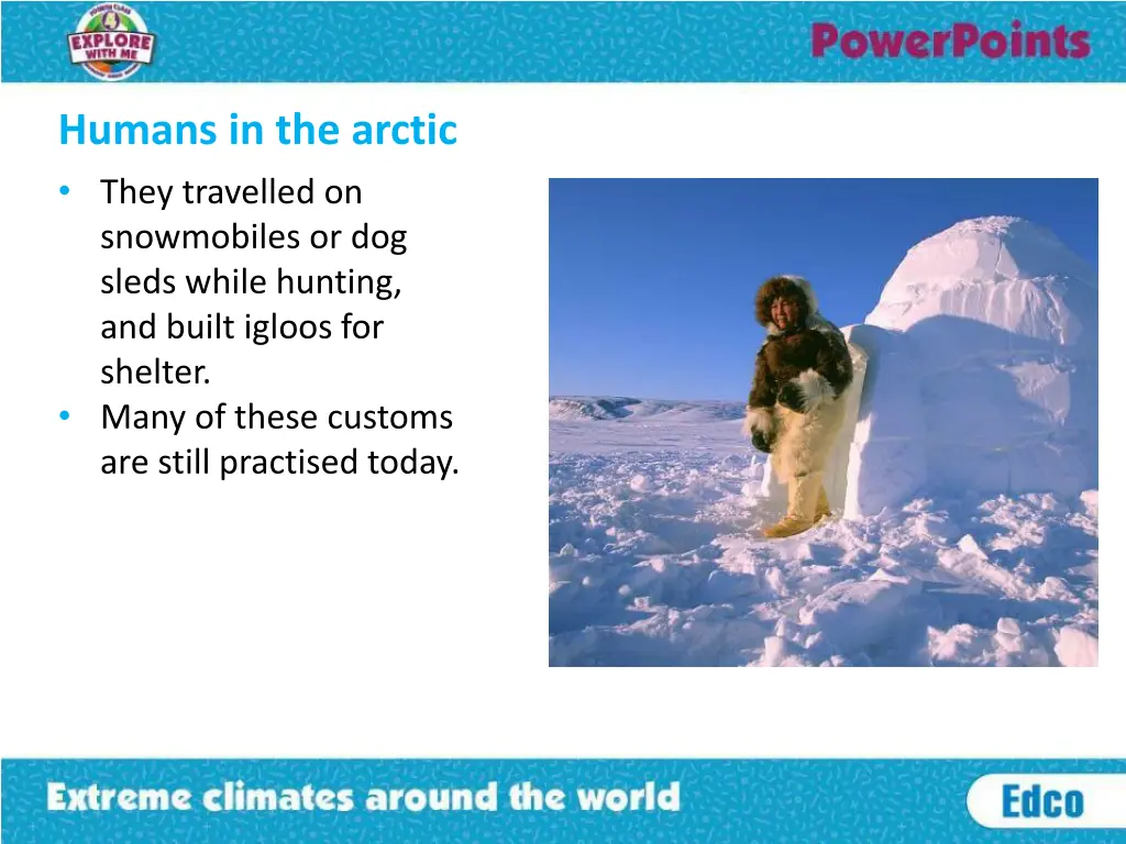 humans in the arctic they travelled